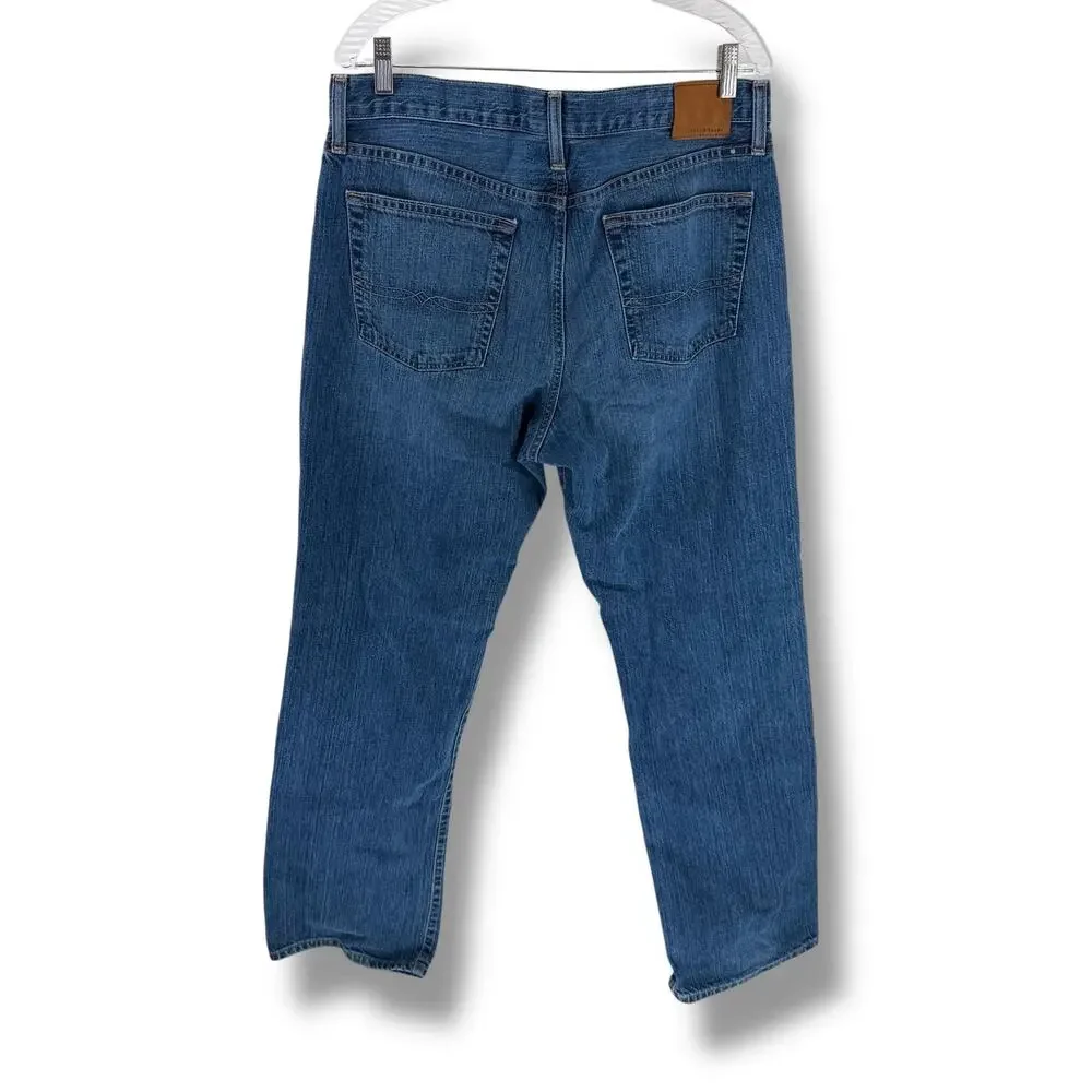 Lucky Brand 181 Relaxed Straight Jeans Mens Size 34x32 Medium Wash Denim
